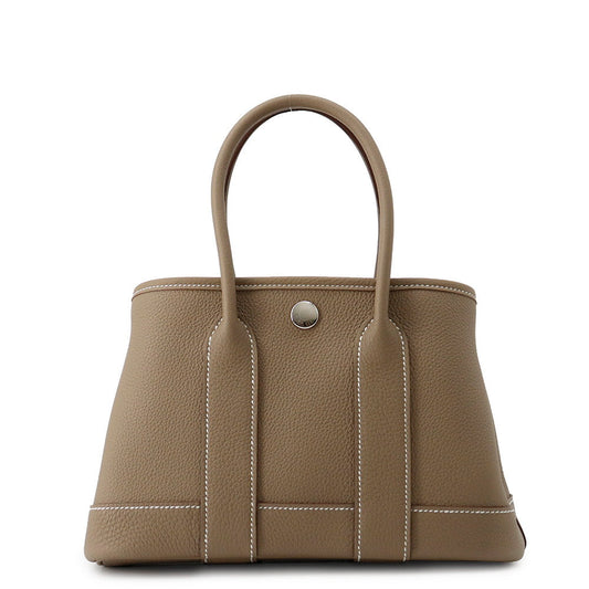 HERMES Neo Garden Etoupe Togo Leather Size 23