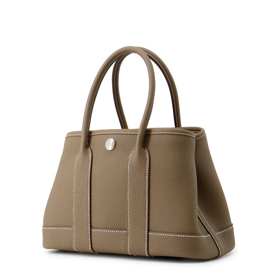 HERMES Neo Garden Etoupe Togo Leather Size 23