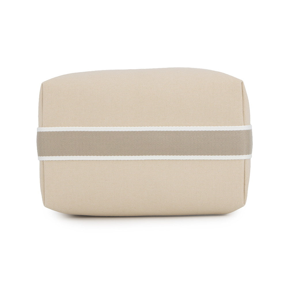 HERMES Brid a Black Beige Canvas Size GM