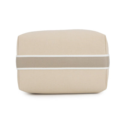 HERMES Brid a Black Beige Canvas Size GM