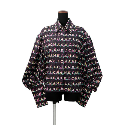 CHANEL Zip Jacket Size 36 Brown/MulticolorP60822-V46303-MF849 Polyamide100%