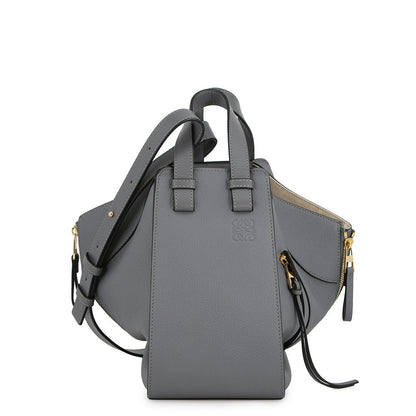 LOEWE hammock GrayA538S35X51 Soft Grained Calf Leather Size Small