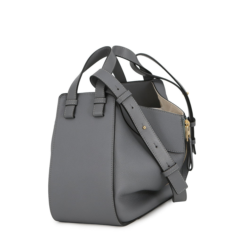 LOEWE hammock GrayA538S35X51 Soft Grained Calf Leather Size Small