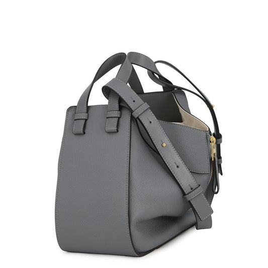 LOEWE hammock GrayA538S35X51 Soft Grained Calf Leather Size Small