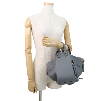 LOEWE hammock GrayA538S35X51 Soft Grained Calf Leather Size Small