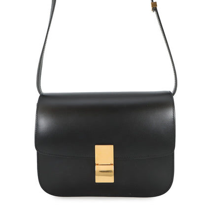 CELINE Classic box Black189173DLS.38NO Box Calf LeatherLeather Size Medium