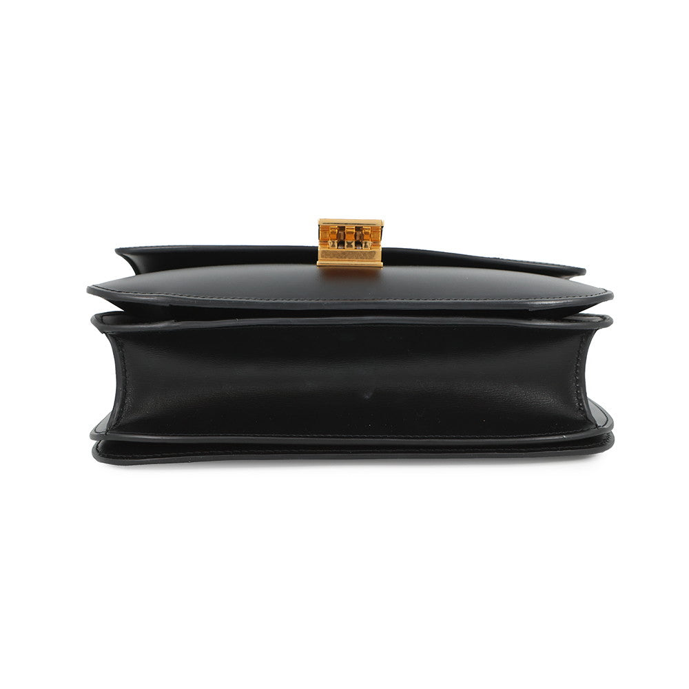 CELINE Classic box Black189173DLS.38NO Box Calf LeatherLeather Size Medium