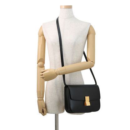 CELINE Classic box Black189173DLS.38NO Box Calf LeatherLeather Size Medium