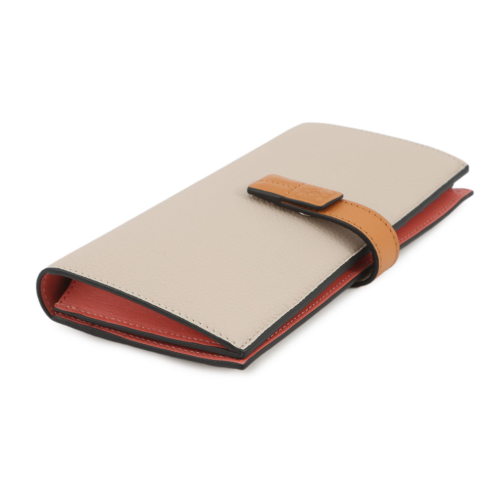 LOEWE Vertical wallet Light Oats / HoneyC660S40X01 Soft Grained Calf Leather