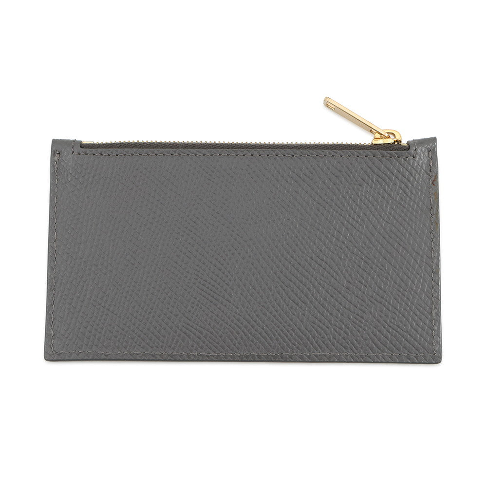 CELINE Card holder with zip Gray10B683BEL.10DC Calf Leather