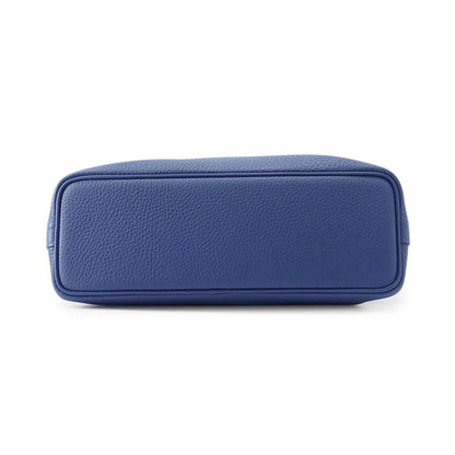 HERMES Bolide Messenger Blue Tie Togo Leather