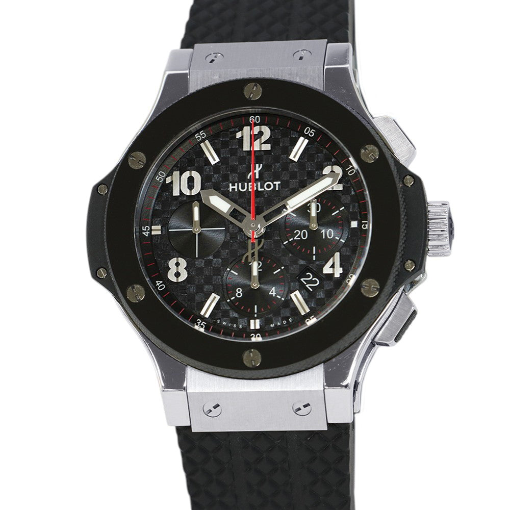 HUBLOT Big Bang W44mm Stainless Steel Ceramic Rubber Black Dial301.SB.131.RX