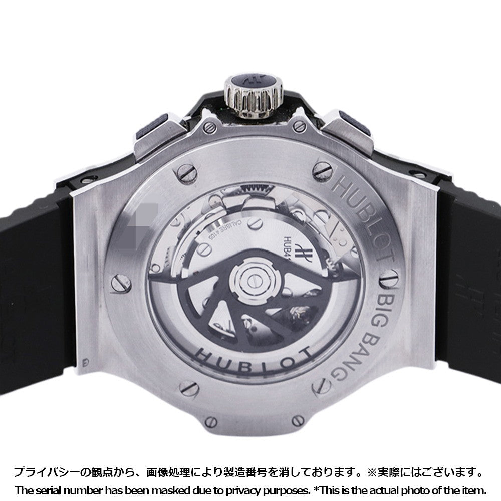 HUBLOT Big Bang W44mm Stainless Steel Ceramic Rubber Black Dial301.SB.131.RX