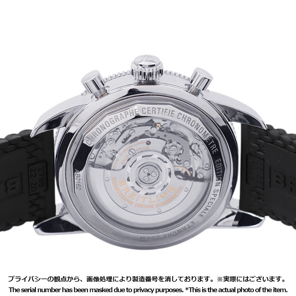 BREITLING Superocean Heritage B01 Chronograph44 W44mm Stainless Steel Rubber Silver DialAB0162