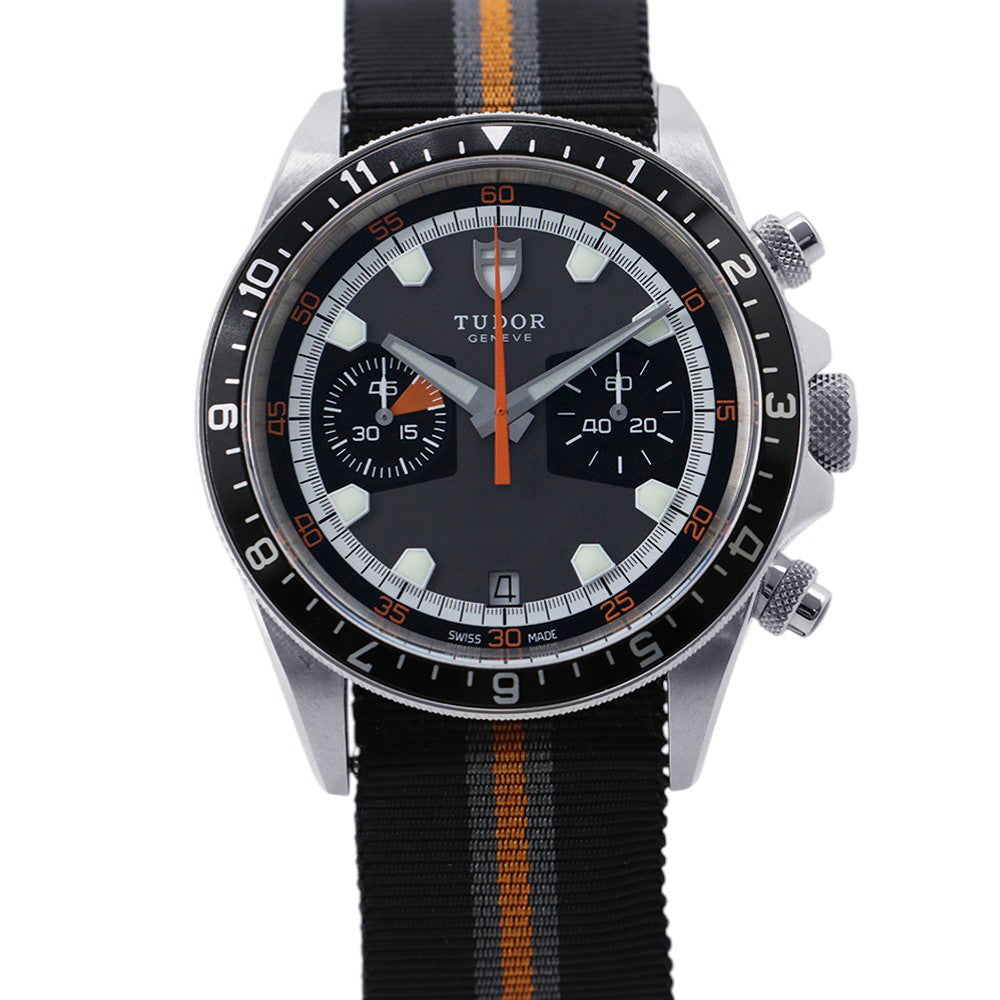 TUDOR Heritage Chronograph W42mm Stainless Steel Fabric Gray Dial70330N