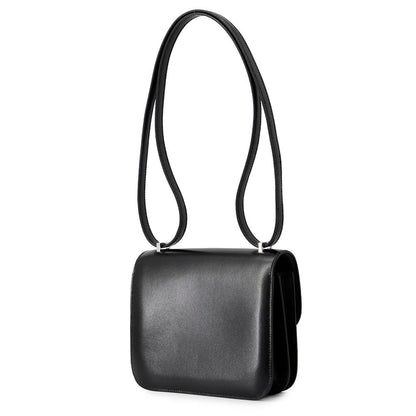 HERMES Constance3 Miroir Cloute Black Box Calf Leather Size Mini