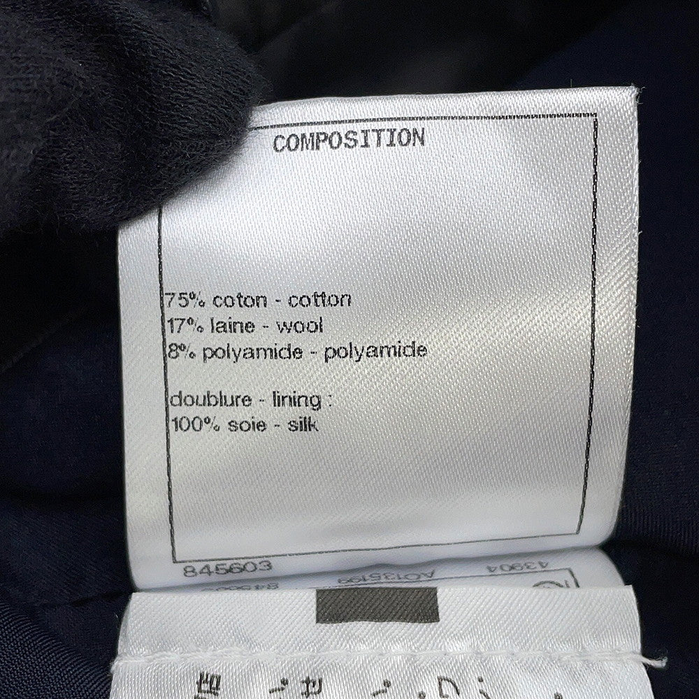 CHANEL Tweed Shorts CC Logo Size 36 NavyP70094-V33633-NB886 Cotton75% Wool 17% Polyamide8%