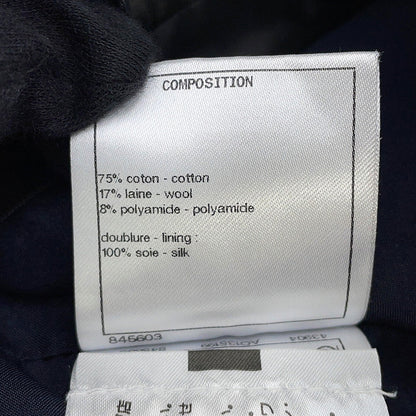 CHANEL Tweed Shorts CC Logo Size 36 NavyP70094-V33633-NB886 Cotton75% Wool 17% Polyamide8%