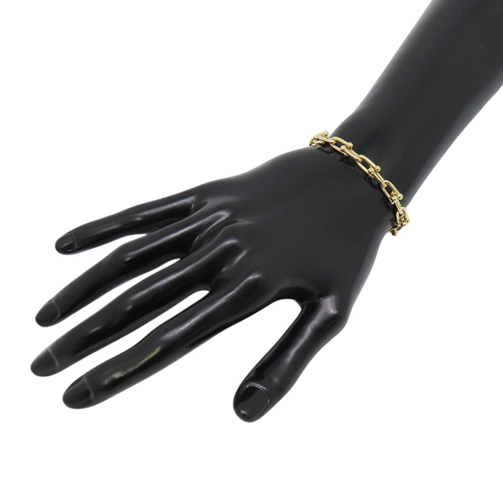 TIFFANY&Co. Hardware Small Link Bracelet Size Extra large 18K Yellow Gold