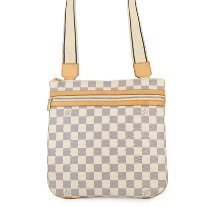 LOUIS VUITTON Pochette Bosphore BeigeN51112 Damier Azur