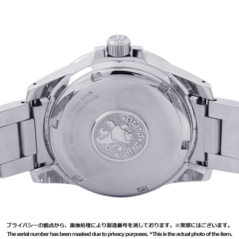 SEIKO Grand SEIKO Spring Drive GMT W39.4mm Stainless Steel Black DialSBGE213
