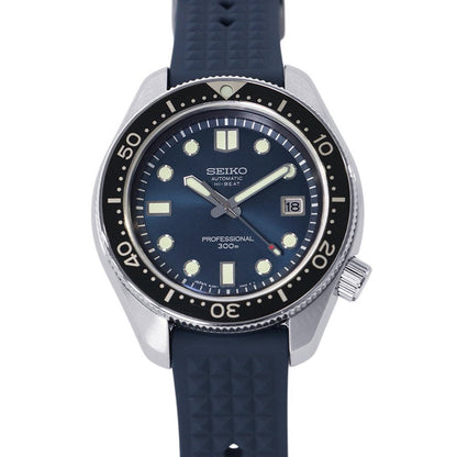 SEIKO Prospex Mechanical Diver's Watch Re-creation Design 55th Anniversary Model, Limited Edition of 1100 Pieces W44.8mm Stainless Steel Silicon Blue Gray DialSBEX011