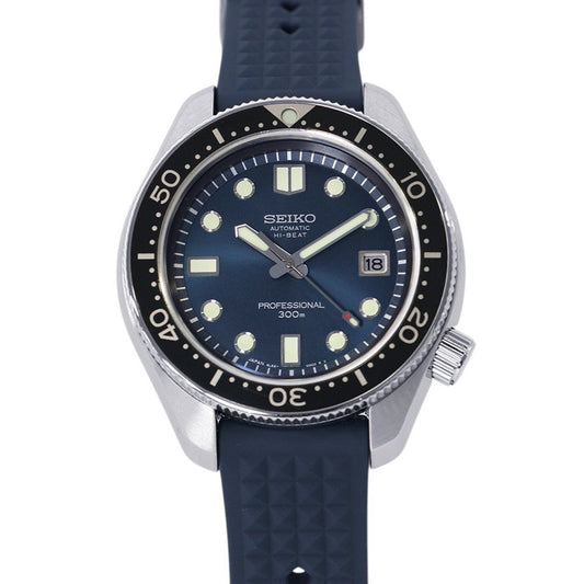 SEIKO Prospex Mechanical Diver's Watch Re-creation Design 55th Anniversary Model, Limited Edition of 1100 Pieces W44.8mm Stainless Steel Silicon Blue Gray DialSBEX011