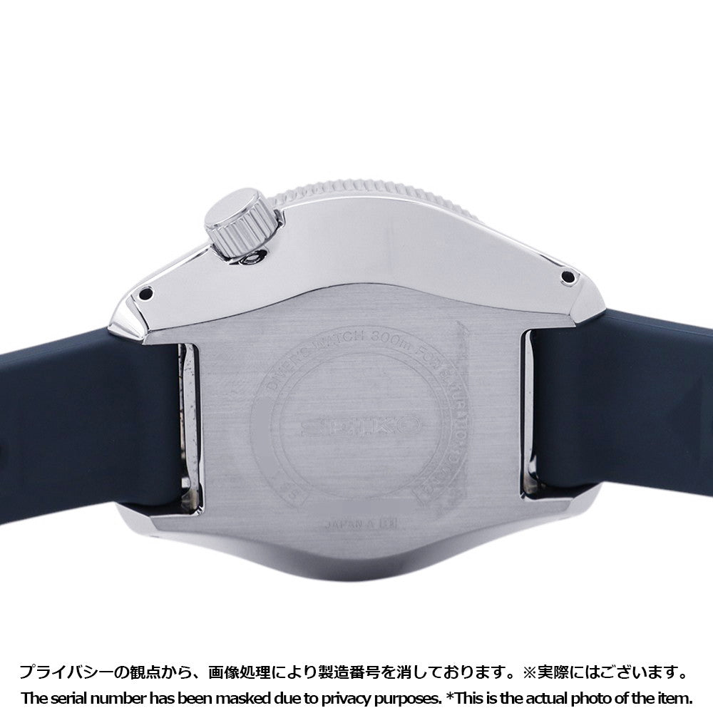 SEIKO Prospex Mechanical Diver's Watch Re-creation Design 55th Anniversary Model, Limited Edition of 1100 Pieces W44.8mm Stainless Steel Silicon Blue Gray DialSBEX011