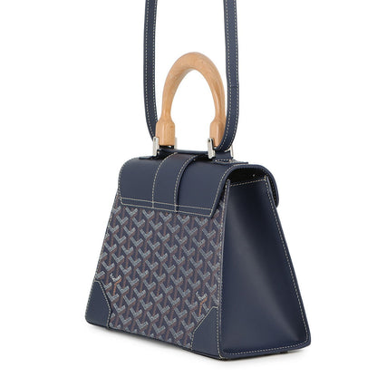 GOYARD Saigon Navy BlueSAIGR2PMLTY12CL12P PVC Leather Size PM