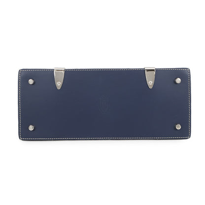 GOYARD Saigon Navy BlueSAIGR2PMLTY12CL12P PVC Leather Size PM