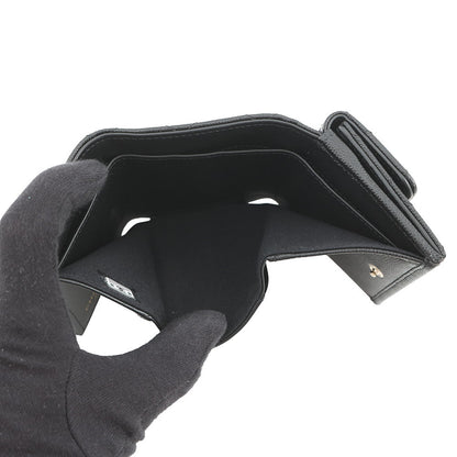 CHANEL Matelasse Small Flap Tri-fold Wallet BlackAP4319-B18212-94305 Caviar Leather