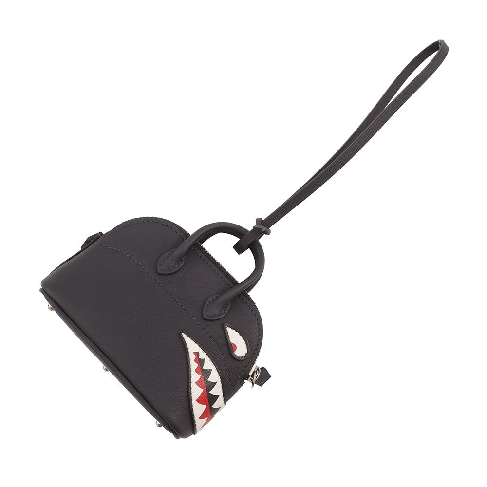 HERMES Bolide Shark Bag Charm Caban Swift Leather