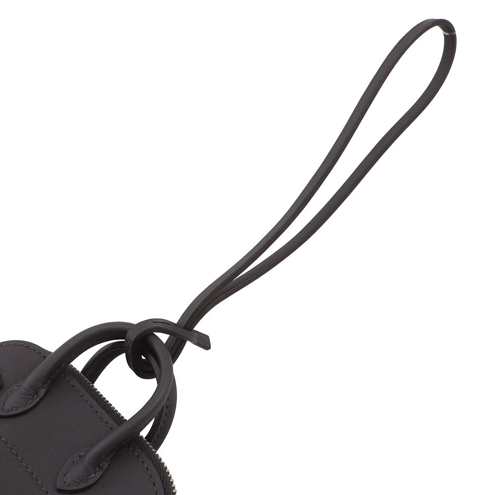 HERMES Bolide Shark Bag Charm Caban Swift Leather