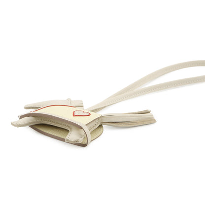 HERMES Rodeo Loveo Cool Craie/Jaune Milton/Rouge Ladue Lambskin Size PM