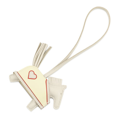 HERMES Rodeo Loveo Cool Craie/Jaune Milton/Rouge Ladue Lambskin Size PM