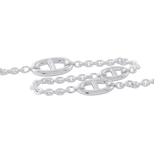 HERMES Chaine d'Ancre Farandole Necklace Size 160 SV925