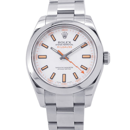 ROLEX Milgauss W40mm Stainless Steel White Dial116400