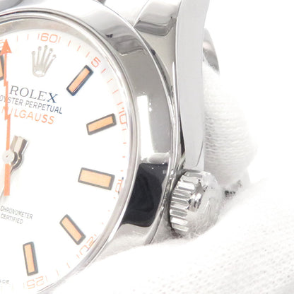 ROLEX Milgauss W40mm Stainless Steel White Dial116400