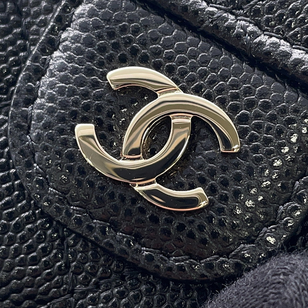 CHANEL Matelasse Classic Small Flap Wallet BlackAP0230 Caviar Leather