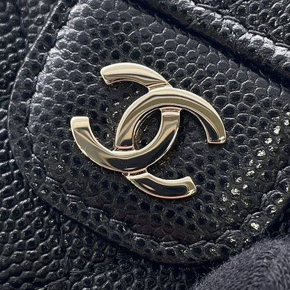 CHANEL Matelasse Classic Small Flap Wallet BlackAP0230 Caviar Leather