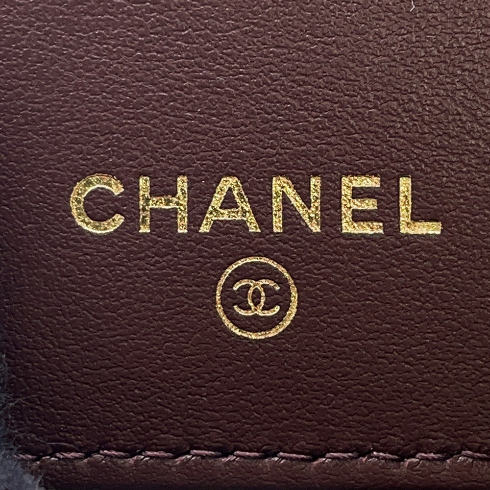 CHANEL Matelasse Classic Small Flap Wallet BlackAP0230 Caviar Leather