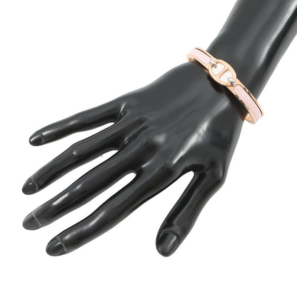HERMES Mini Clic Chaine d'Ancre Bracelet Size PM Rose Kander Metal Enamel