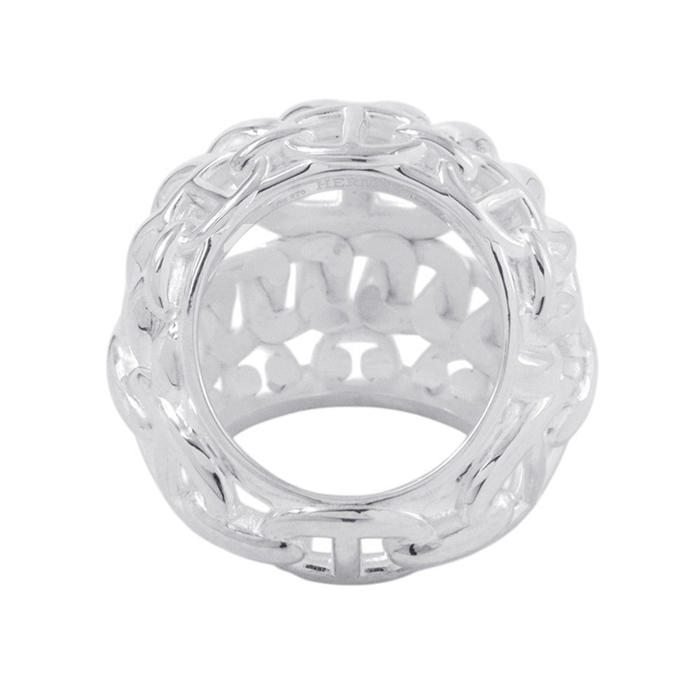 HERMES Chaine d'Ancre Multi Chain Ring Size TGM/54/#14 SV925