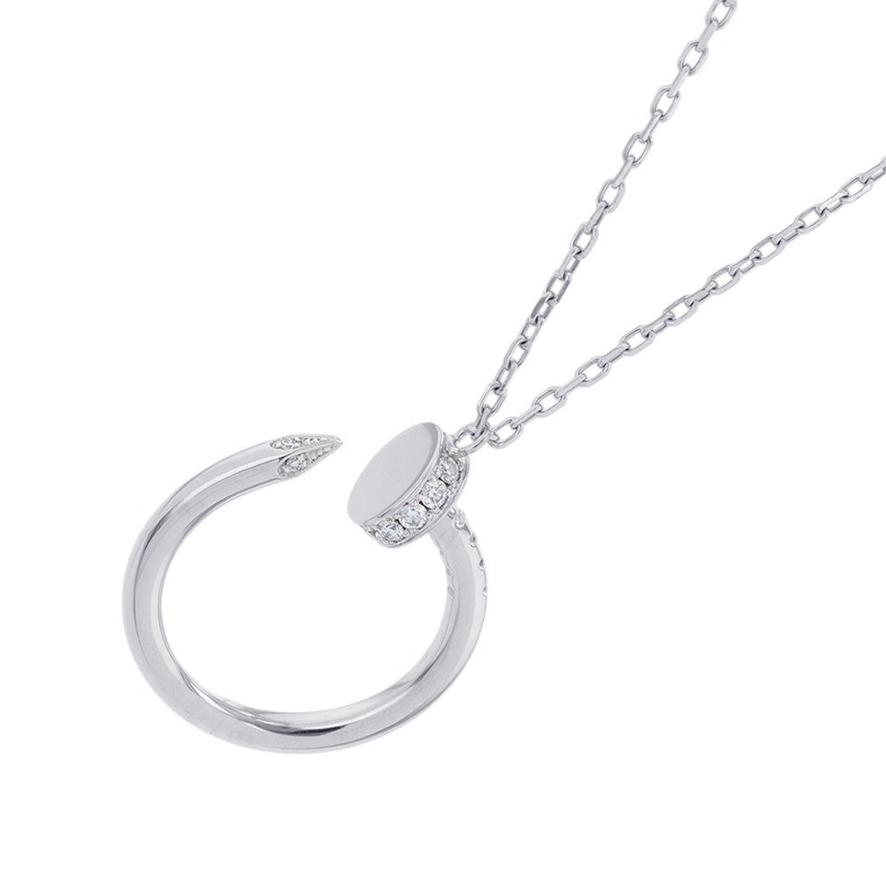 CARTIER Juste Un Clou NecklaceB7224891 18K White Gold