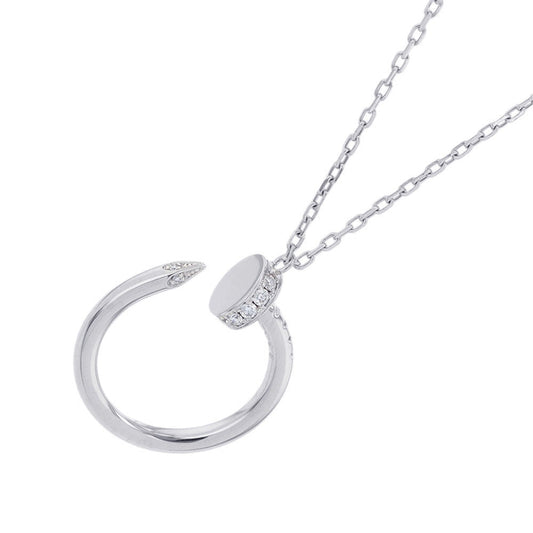 CARTIER Juste Un Clou NecklaceB7224891 18K White Gold