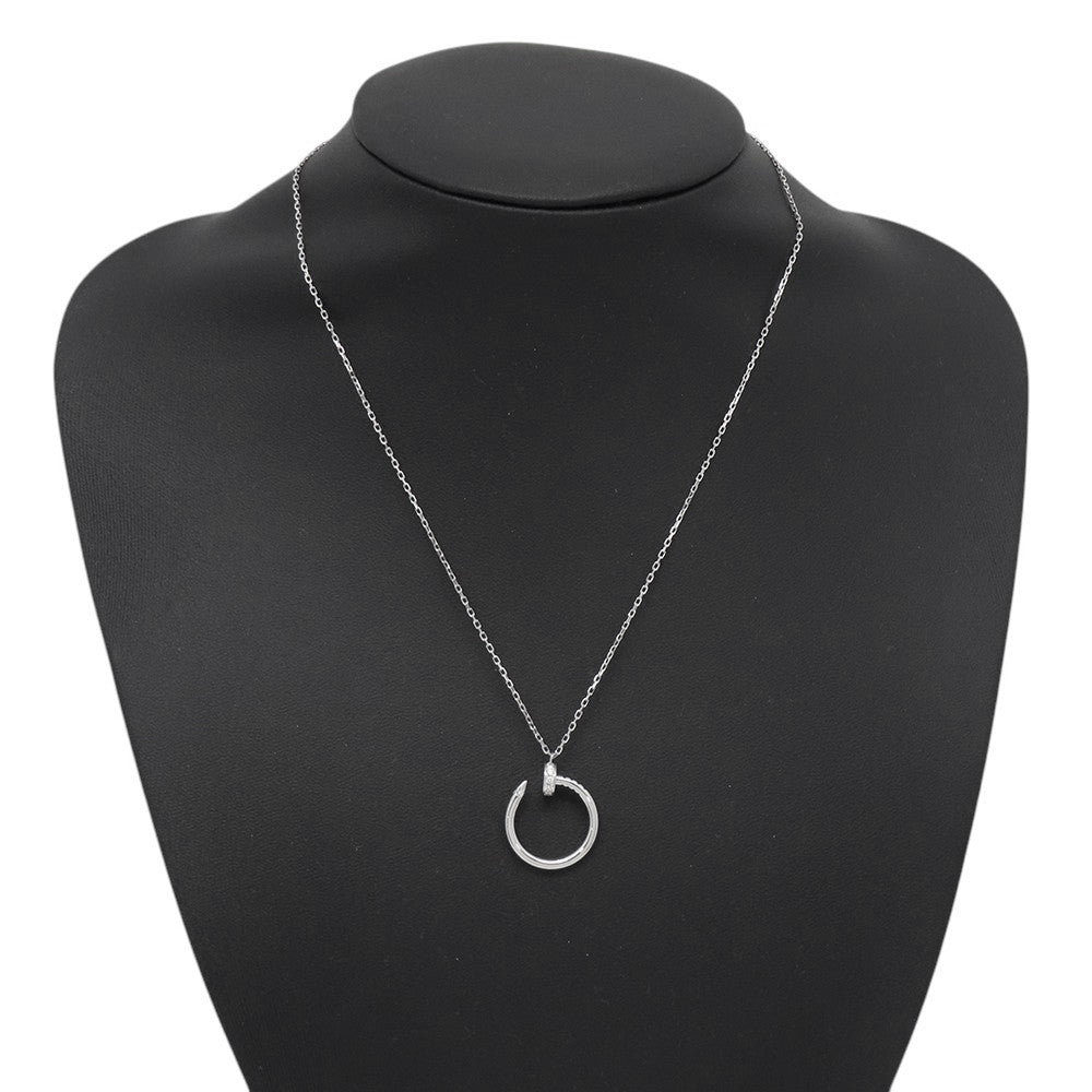 CARTIER Juste Un Clou NecklaceB7224891 18K White Gold