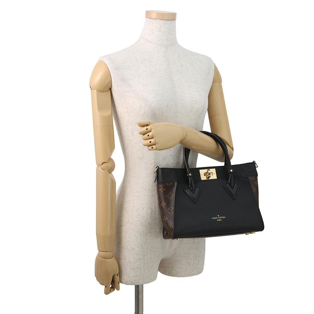 LOUIS VUITTON On My Side NoirM57728 Monogram Calf Leather Size PM