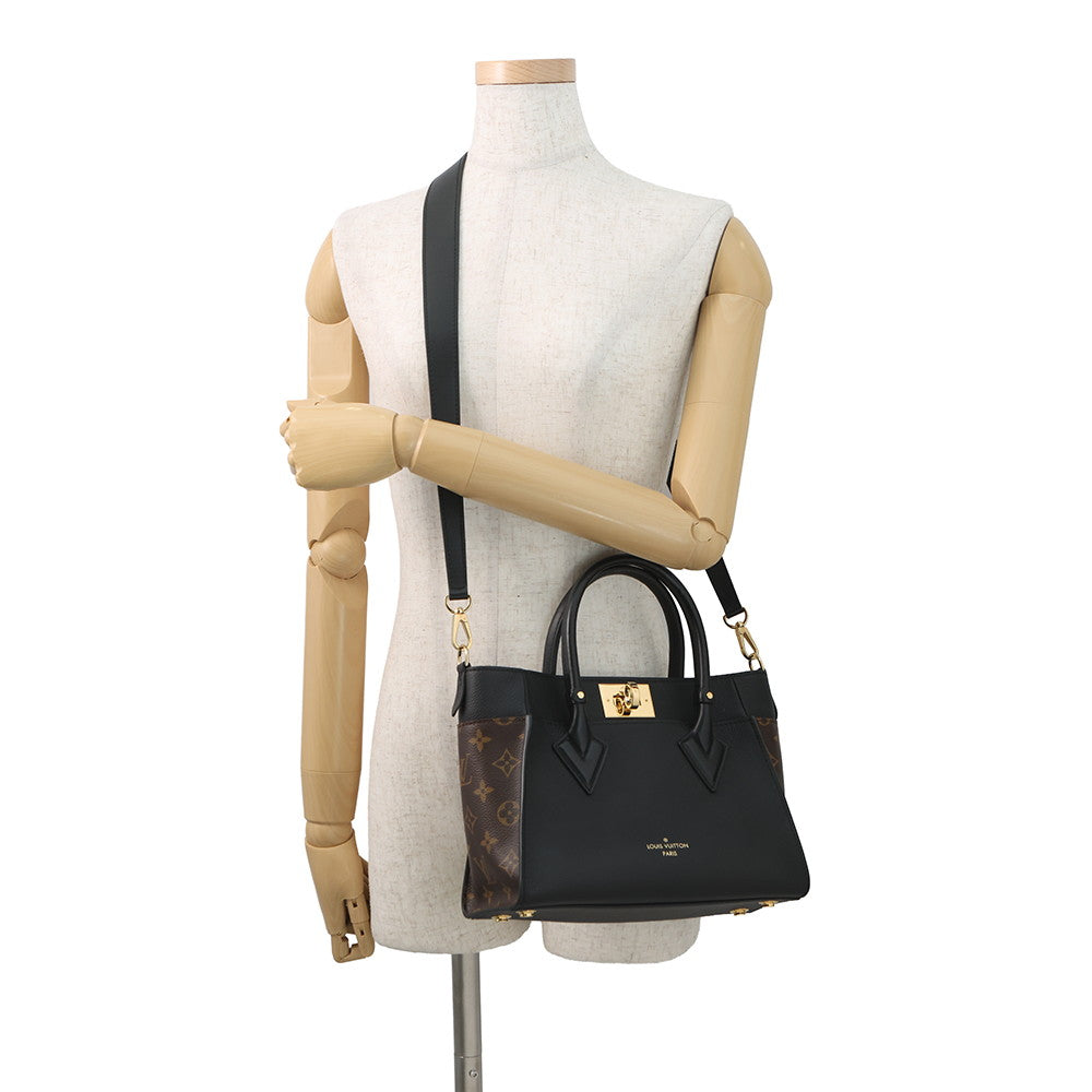 LOUIS VUITTON On My Side NoirM57728 Monogram Calf Leather Size PM