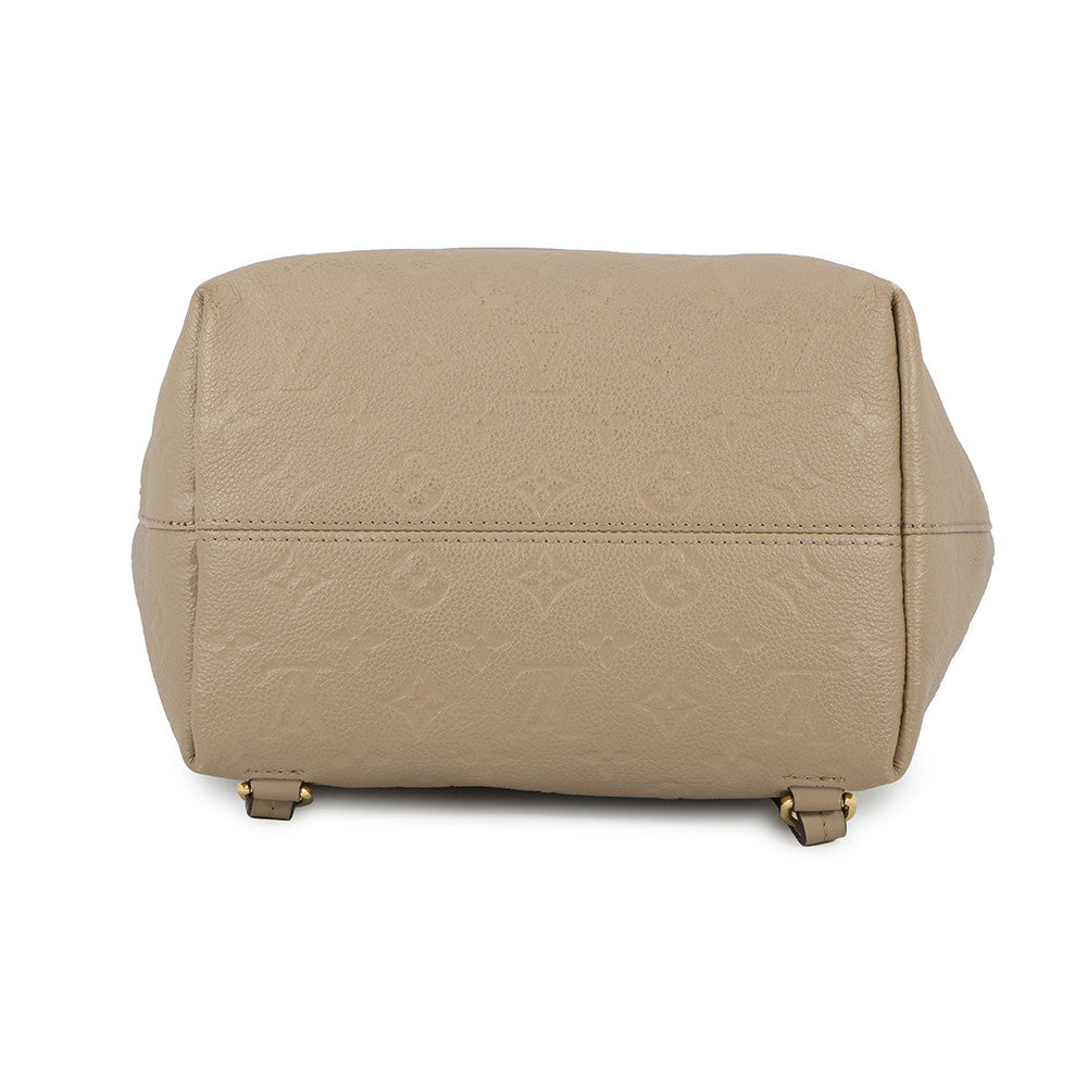 LOUIS VUITTON Montsouris TourterelleM45410 Monogram Empreinte Leather Size PM
