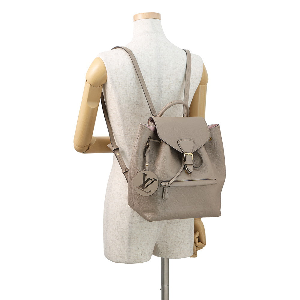 LOUIS VUITTON Montsouris TourterelleM45410 Monogram Empreinte Leather Size PM